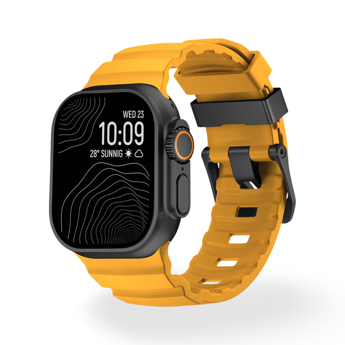 Everyday Fitness Adjustable Smart Watch Band — Water Resistance, Secure-Fit Strap
