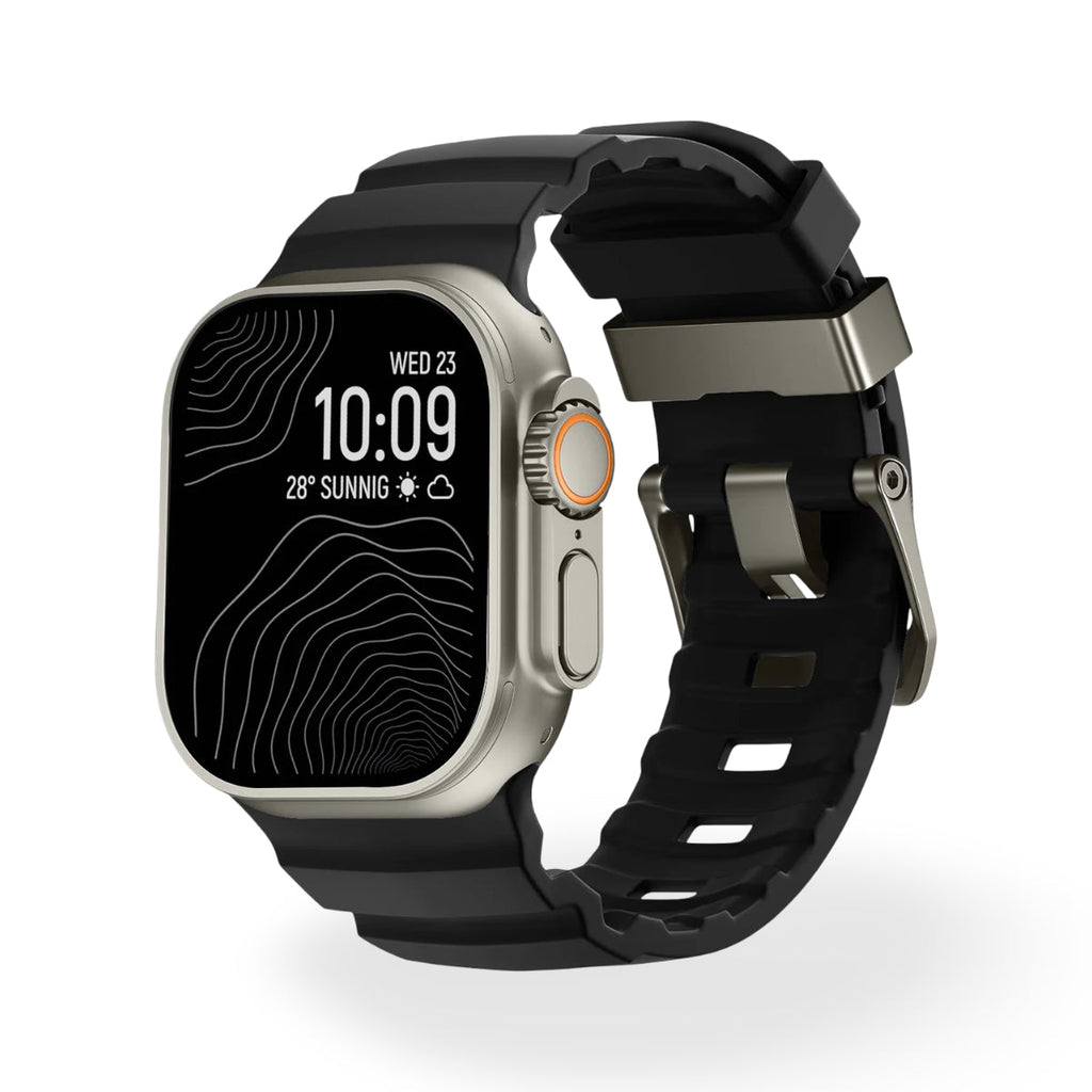 Everyday Fitness Adjustable Smart Watch Band — Water Resistance, Secure-Fit Strap