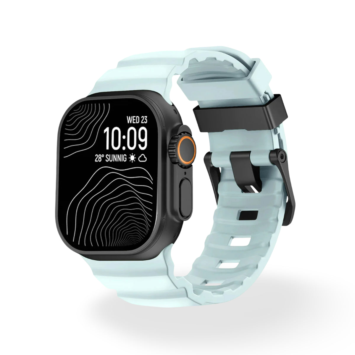 Everyday Fitness Adjustable Smart Watch Band — Water Resistance, Secure-Fit Strap