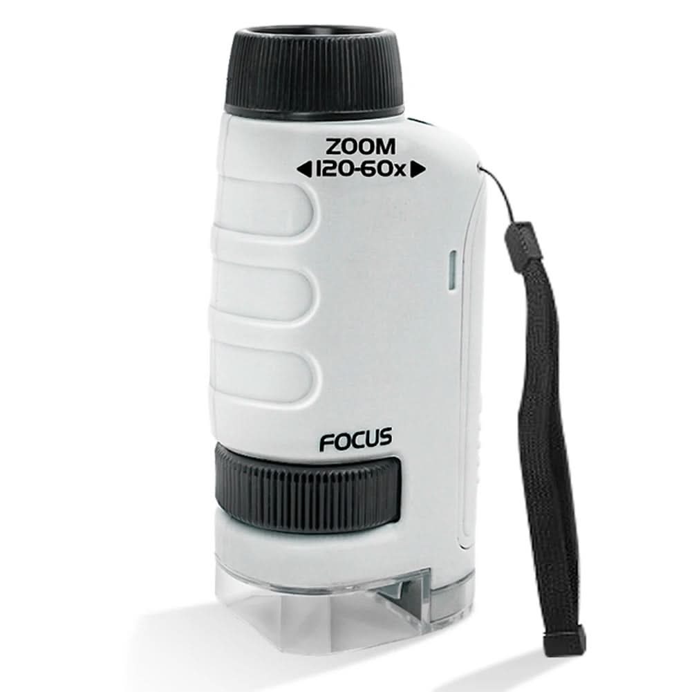 ExplorerLens Kids Microscope — 60x to 120x Magnification, Lightweight Portable Design