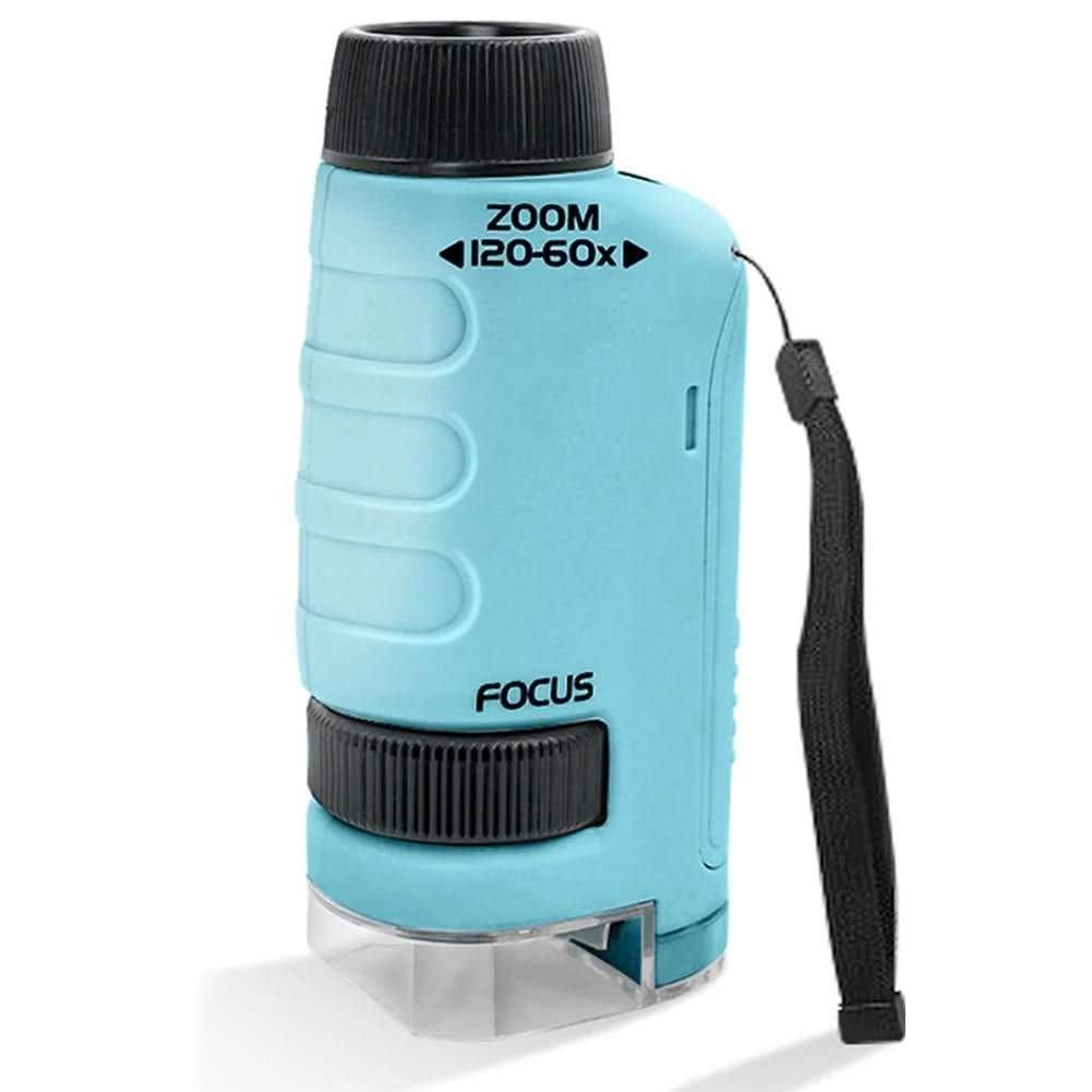 ExplorerLens Kids Microscope — 60x to 120x Magnification, Lightweight Portable Design