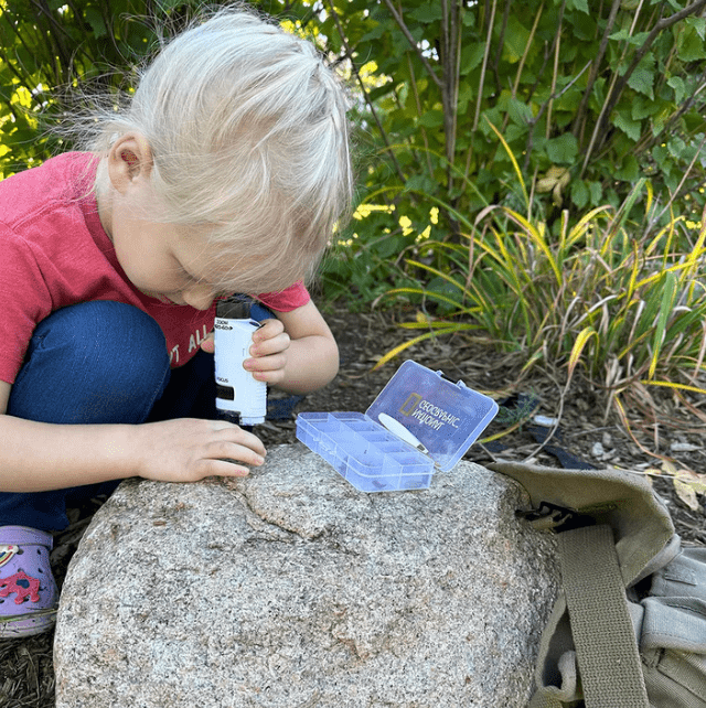 ExplorerLens Kids Microscope — 60x to 120x Magnification, Lightweight Portable Design