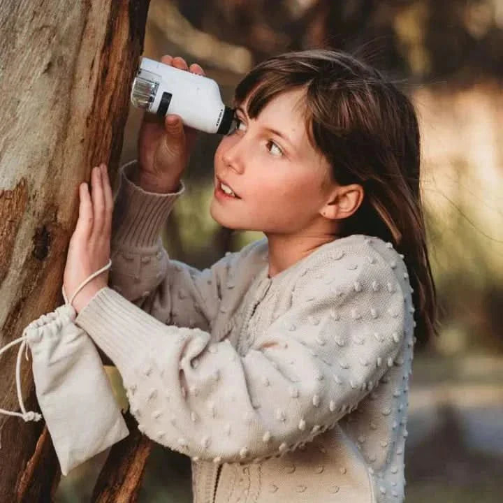 ExplorerLens Kids Microscope — 60x to 120x Magnification, Lightweight Portable Design