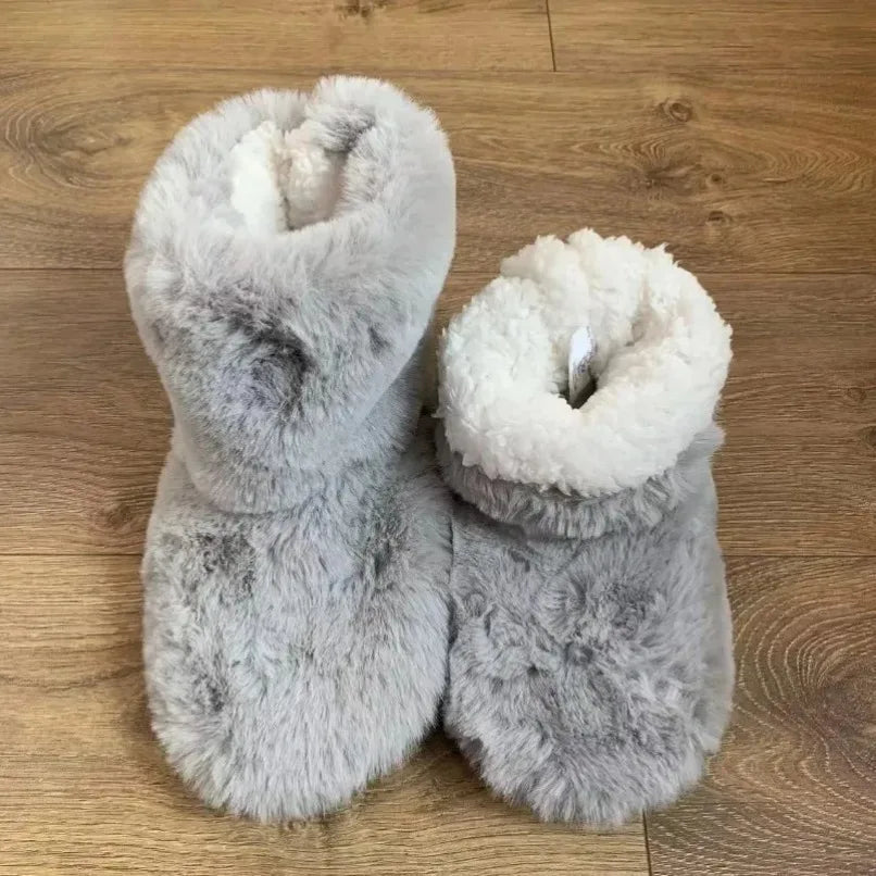 Plyšové zimní pantofle CozyNest — hřejivá vnitřní podšívka, měkká odpružená podrážka