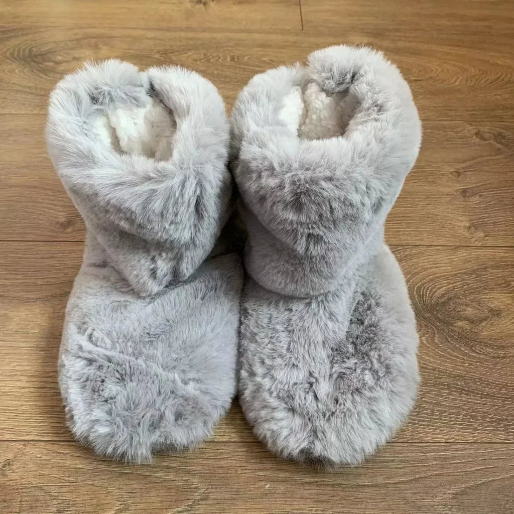 Plyšové zimní pantofle CozyNest — hřejivá vnitřní podšívka, měkká odpružená podrážka