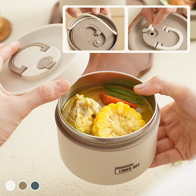 Stainless Steel Thermal Lunch Box For Work, School, And On The Go