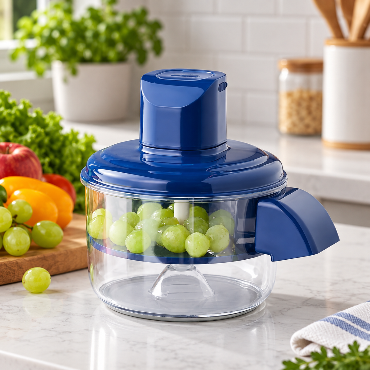קולפן חשמלי נטען FRESHGLIDE — הפעלה אוטומטית ללא כבל, להב נירוסטה