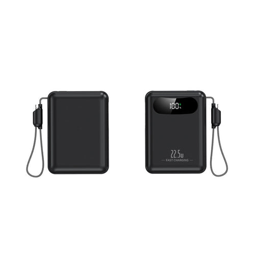 Kompaktowa ładowarka Quick Charge 22.5W — cyfrowy wyświetlacz poziomu baterii, adapter ścienny