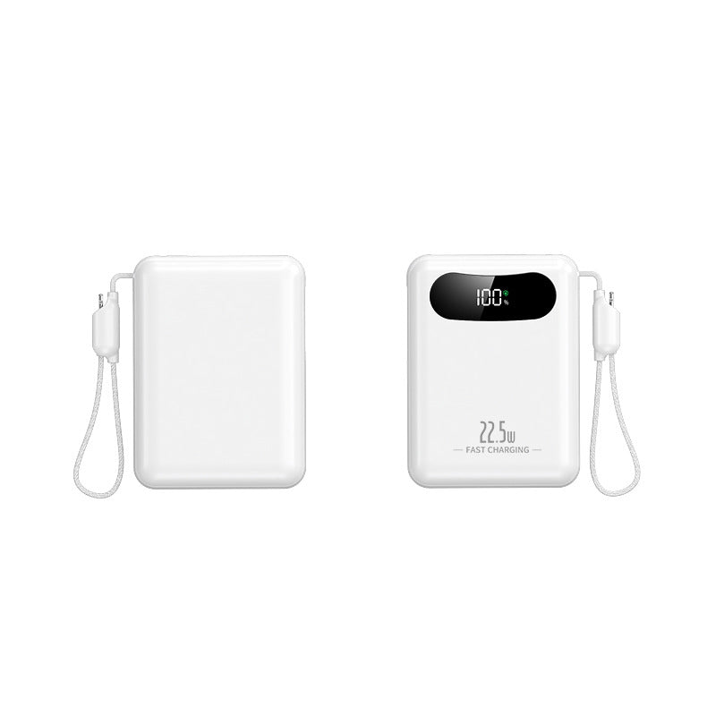 22.5W Quick Charge Compact Charger — Digital Battery Display, Wall Adapter