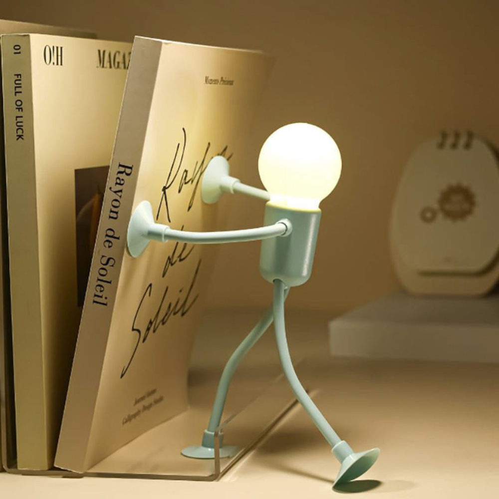 LED Light Table Lamp With Flexible Arms Dimmable Ambient Light For Living Room Or Office