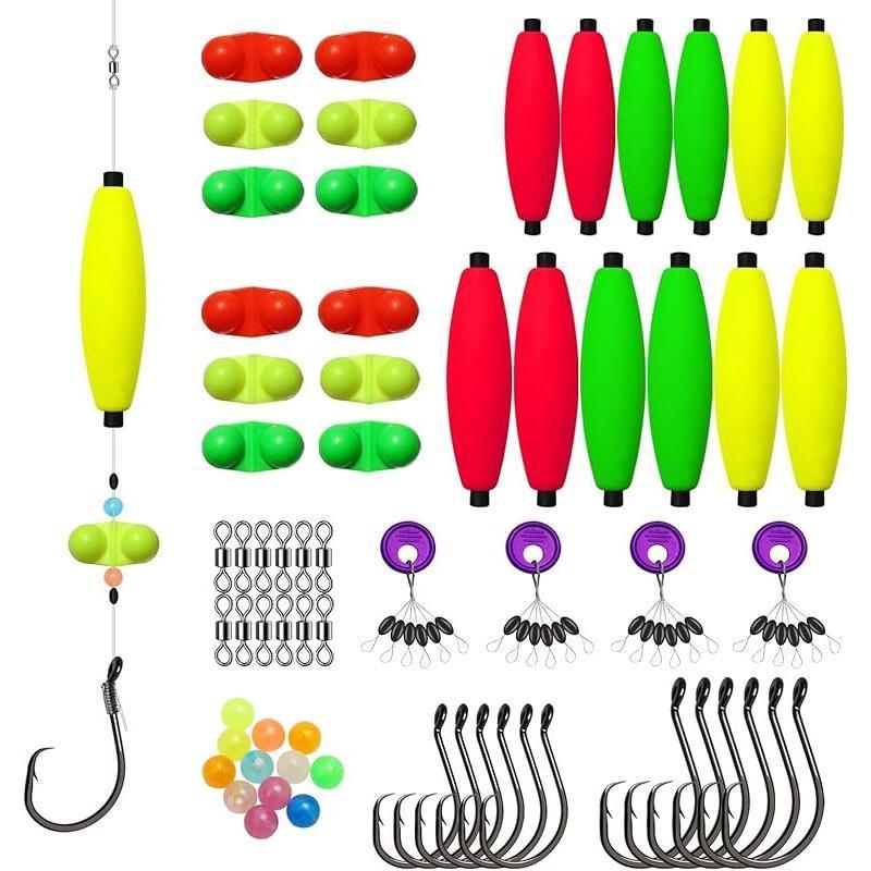 Montage flotteur pré-équipé pour poisson-chat - bas de ligne à profondeur réglable