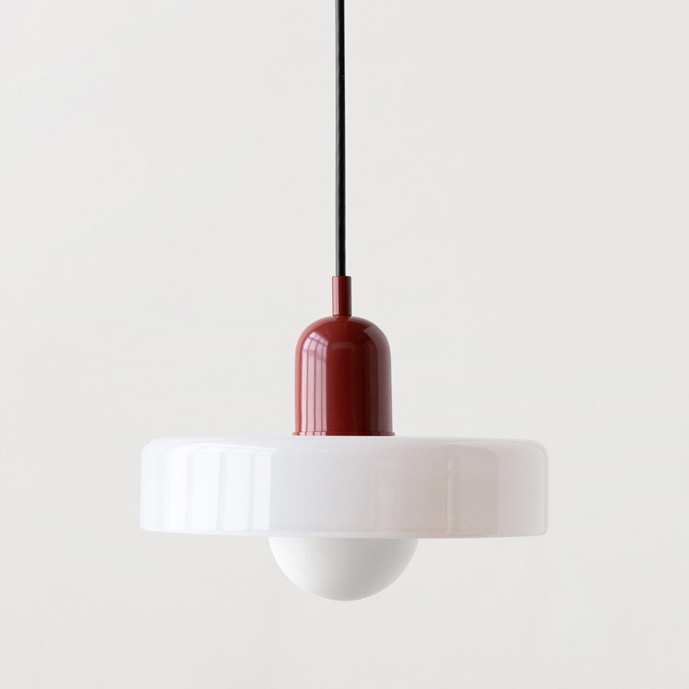 AstraLume Colored Glass Ceiling Fixture Inspired By Bauhaus For Indoor Living Spaces