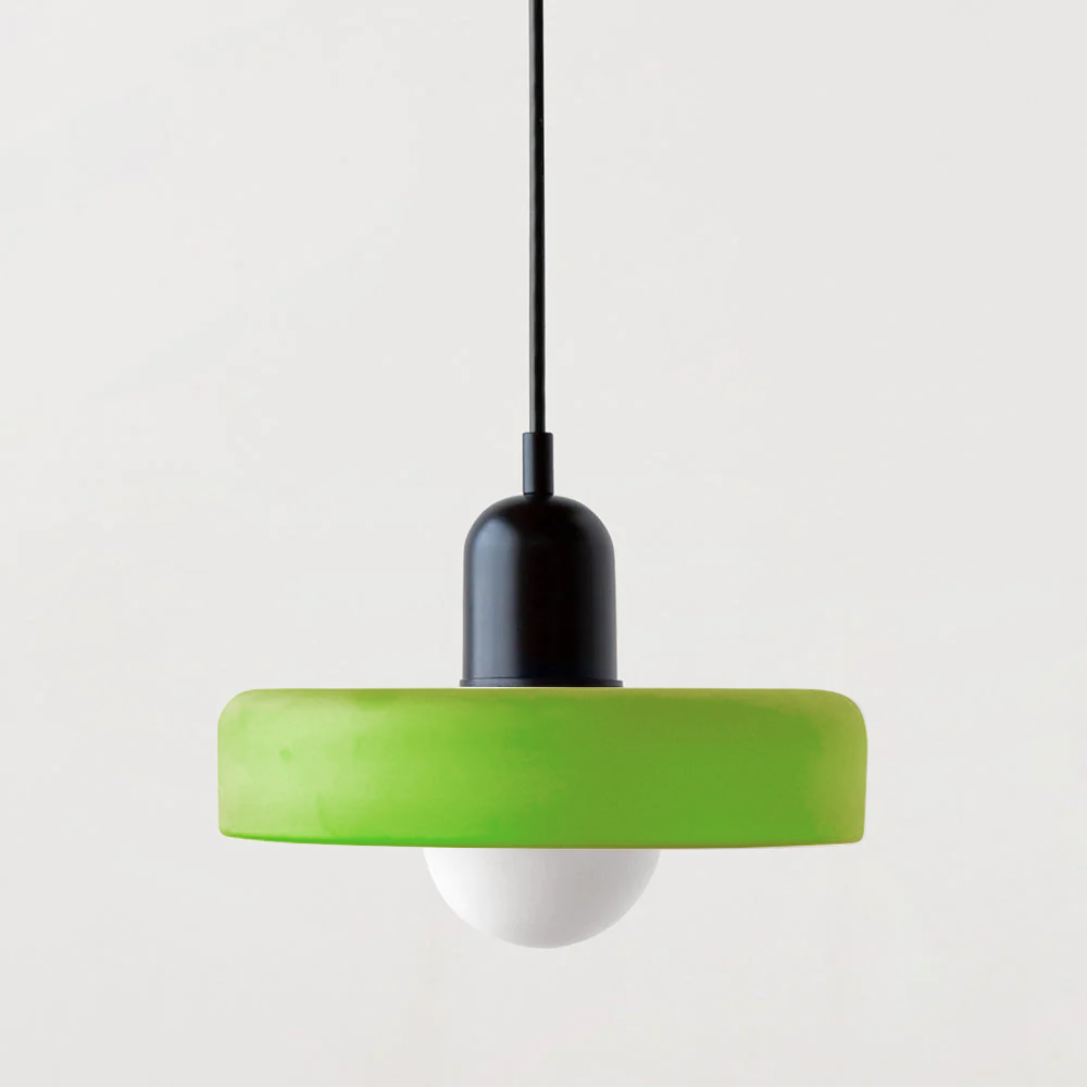 AstraLume Colored Glass Ceiling Fixture Inspired By Bauhaus For Indoor Living Spaces