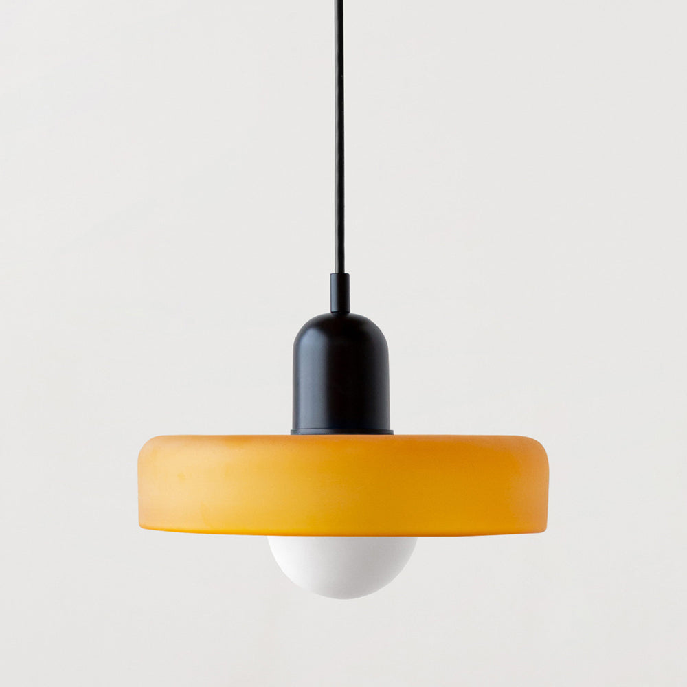 AstraLume Colored Glass Ceiling Fixture Inspired By Bauhaus For Indoor Living Spaces