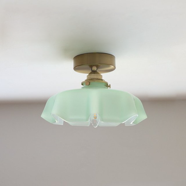Art Deco Glass Pendant Light With Draped Glass Shade For Elegant Hallway And Living Room Decor