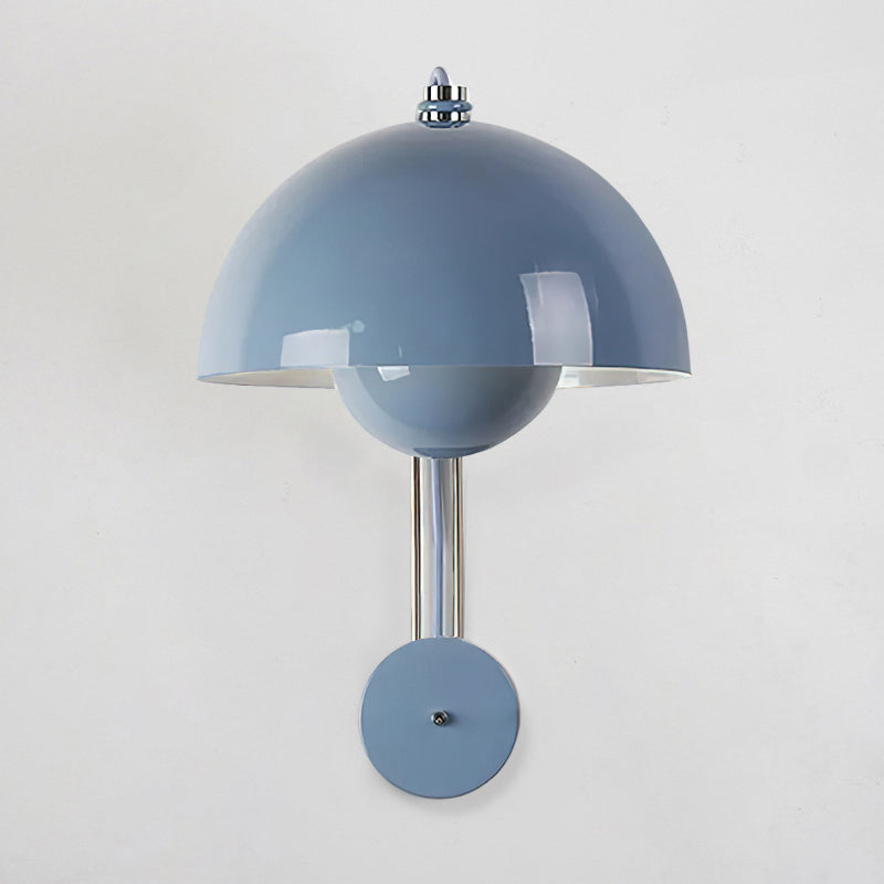 VP9 Wall Lamp With Double Dome Design In 13 Colors, Dimmable E26/E27
