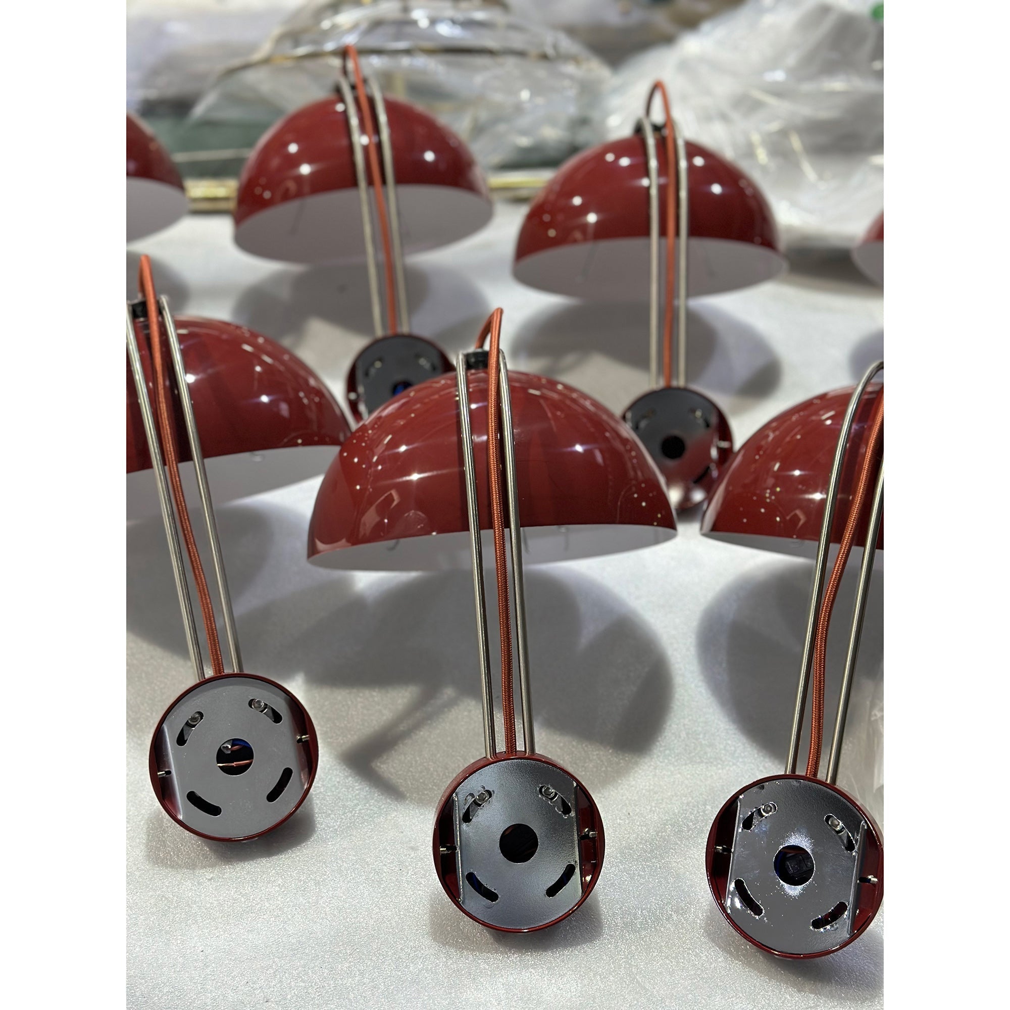 VP9 Wall Lamp With Double Dome Design In 13 Colors, Dimmable E26/E27