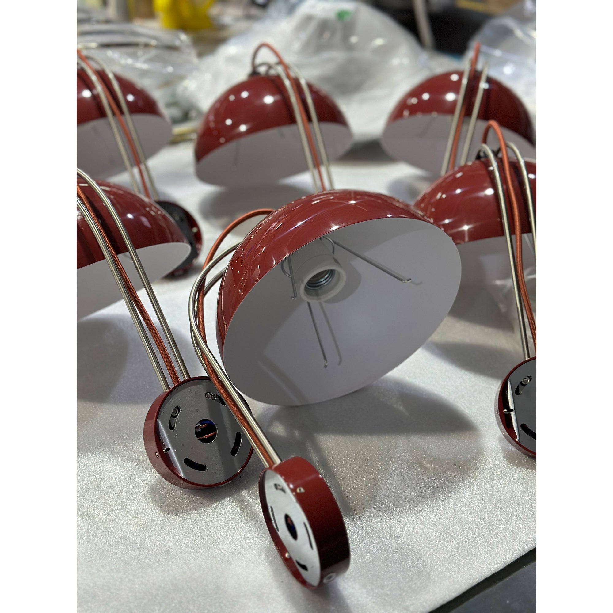 VP9 Wall Lamp With Double Dome Design In 13 Colors, Dimmable E26/E27
