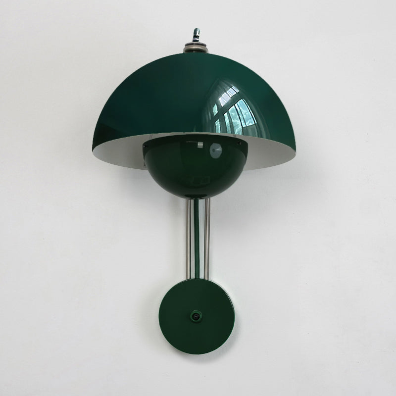 VP9 Wall Lamp With Double Dome Design In 13 Colors, Dimmable E26/E27