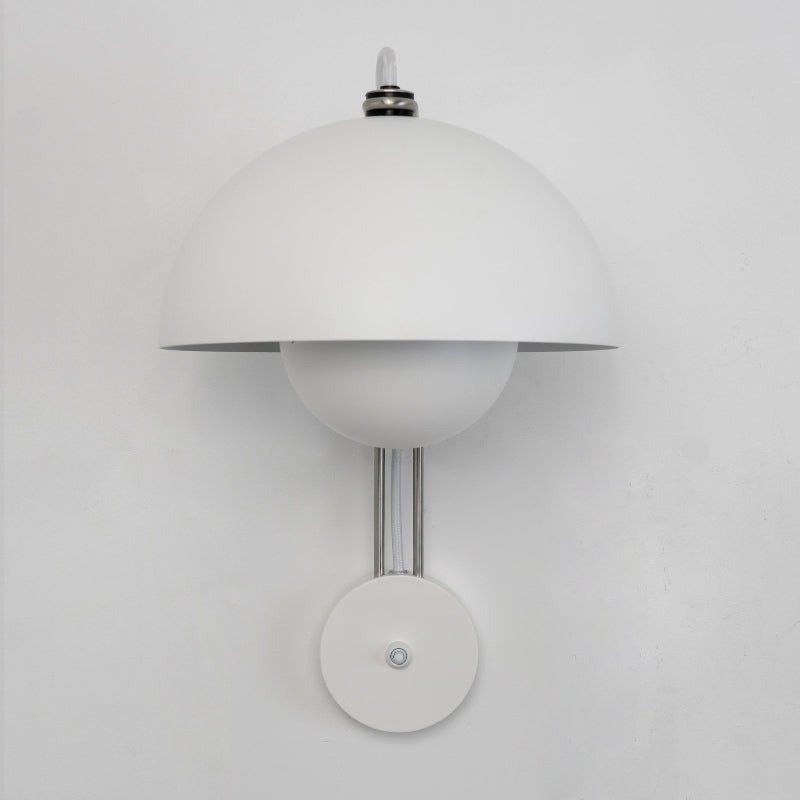 VP9 Wall Lamp With Double Dome Design In 13 Colors, Dimmable E26/E27