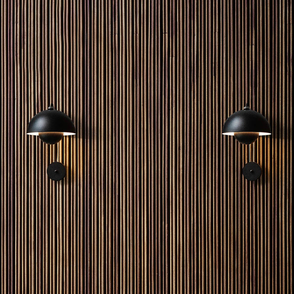 VP9 Wall Lamp With Double Dome Design In 13 Colors, Dimmable E26/E27