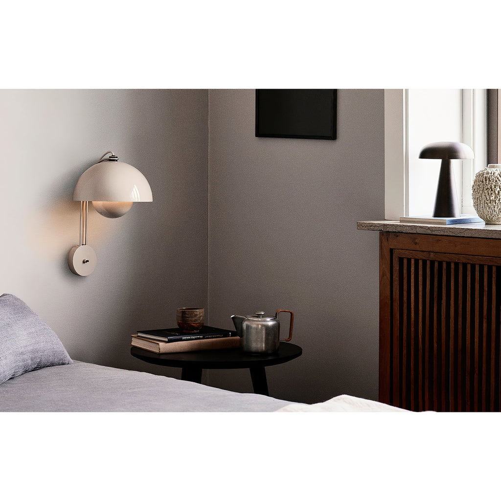 VP9 Wall Lamp With Double Dome Design In 13 Colors, Dimmable E26/E27