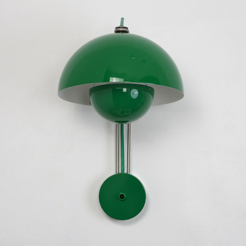 VP9 Wall Lamp With Double Dome Design In 13 Colors, Dimmable E26/E27
