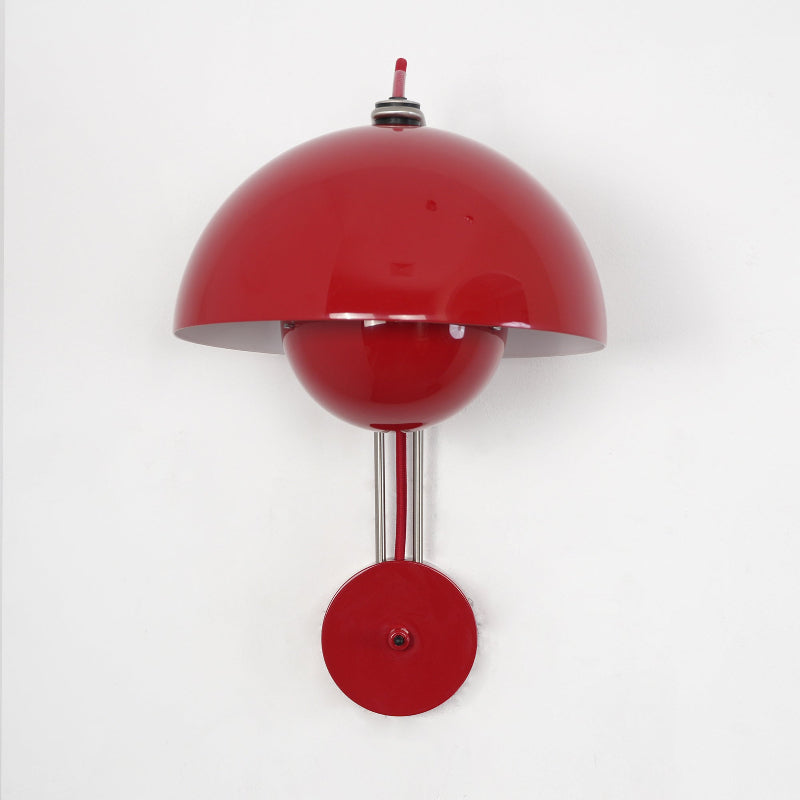 VP9 Wall Lamp With Double Dome Design In 13 Colors, Dimmable E26/E27