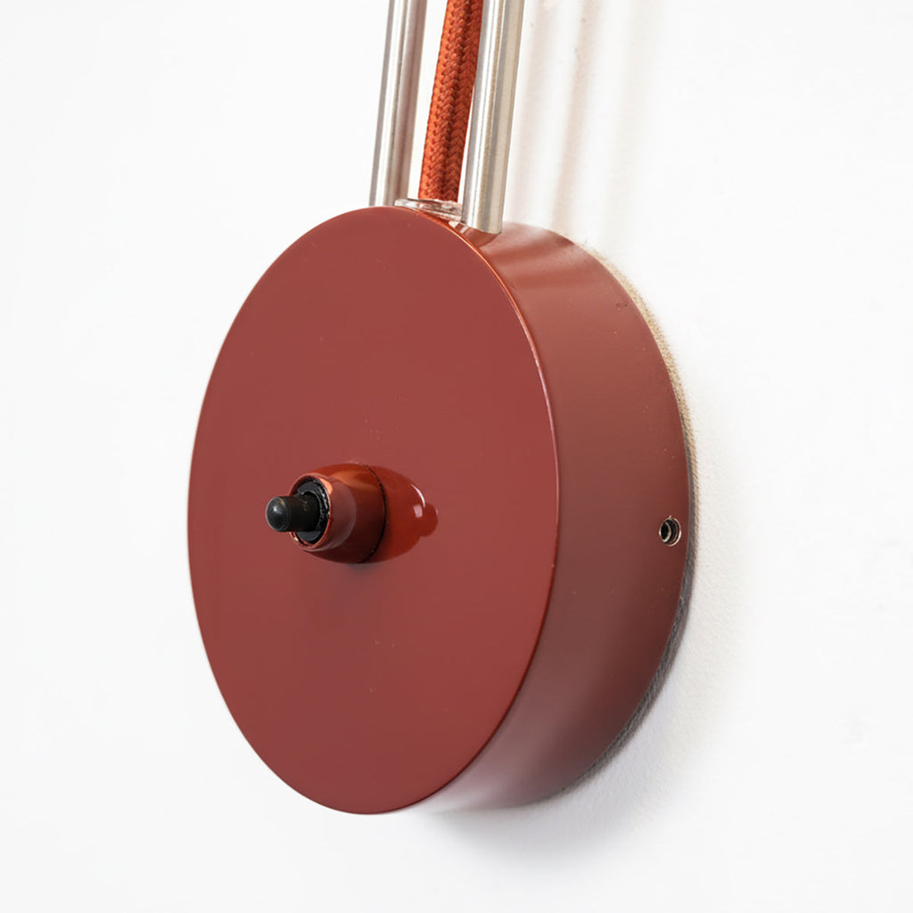 VP9 Wall Lamp With Double Dome Design In 13 Colors, Dimmable E26/E27