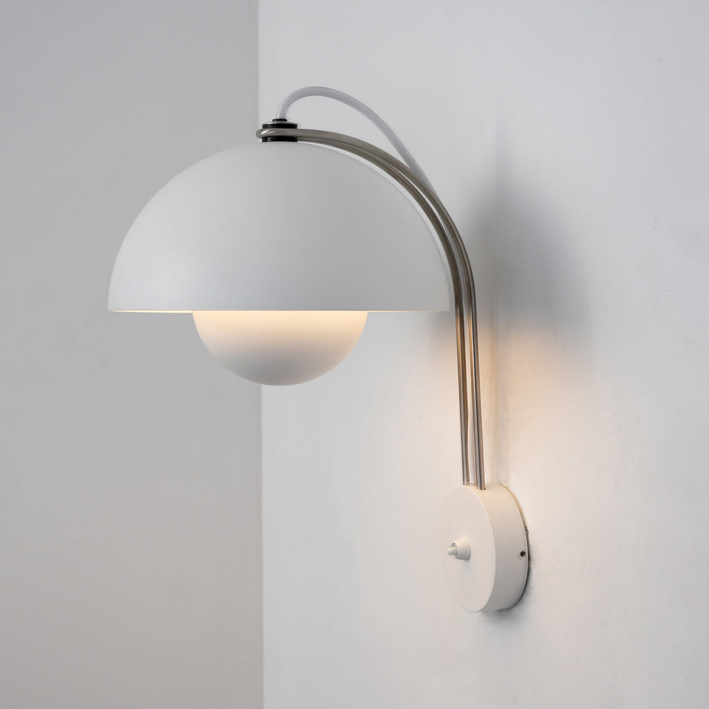VP9 Wall Lamp With Double Dome Design In 13 Colors, Dimmable E26/E27