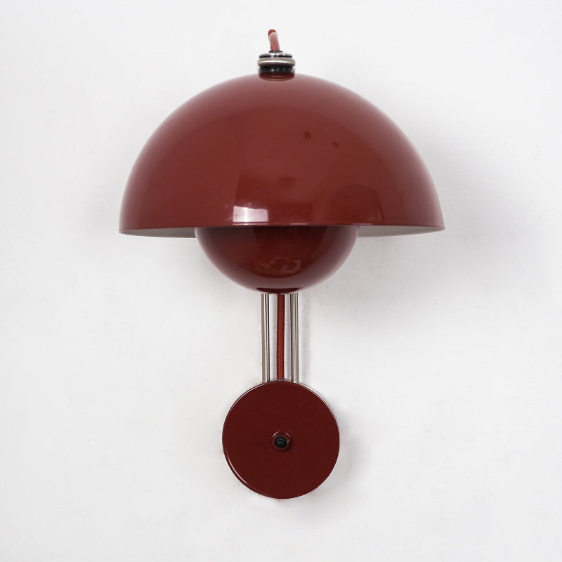VP9 Wall Lamp With Double Dome Design In 13 Colors, Dimmable E26/E27