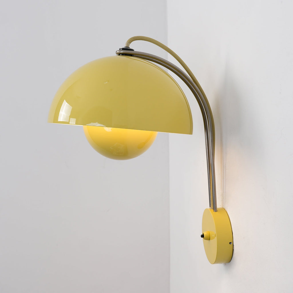 VP9 Wall Lamp With Double Dome Design In 13 Colors, Dimmable E26/E27