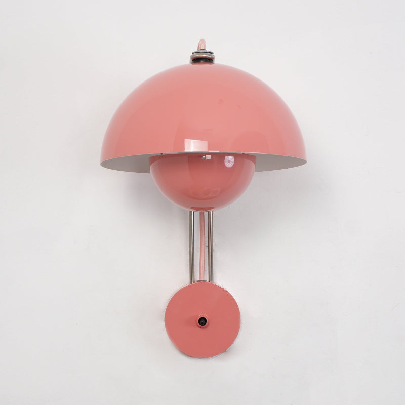 VP9 Wall Lamp With Double Dome Design In 13 Colors, Dimmable E26/E27