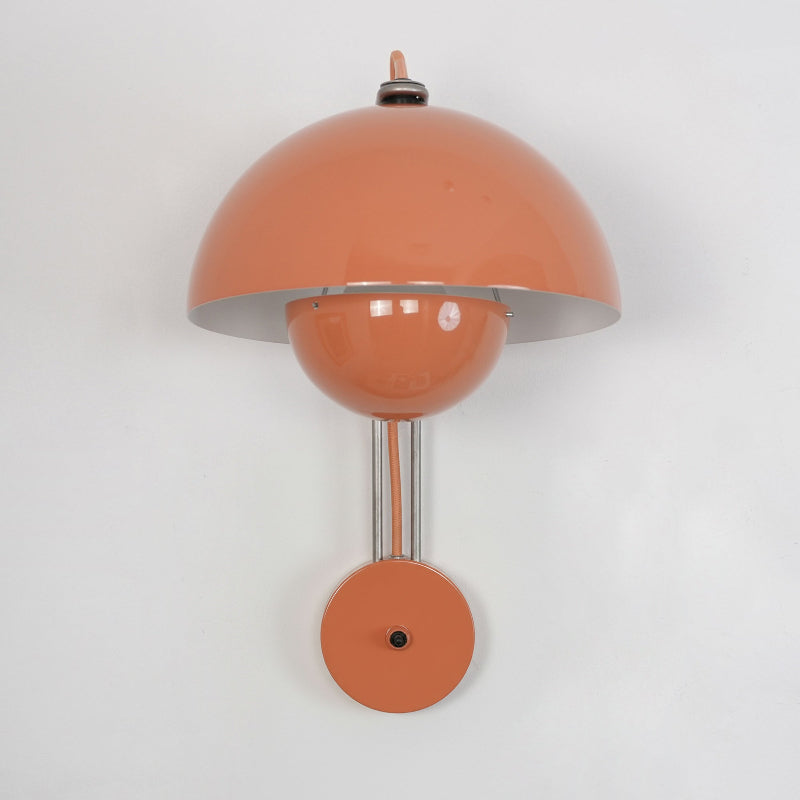 VP9 Wall Lamp With Double Dome Design In 13 Colors, Dimmable E26/E27