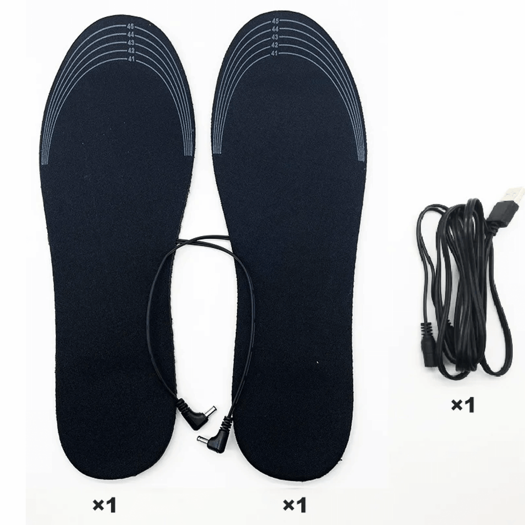 Rechargeable USB Heated Insoles For Work Shoes And Boots
