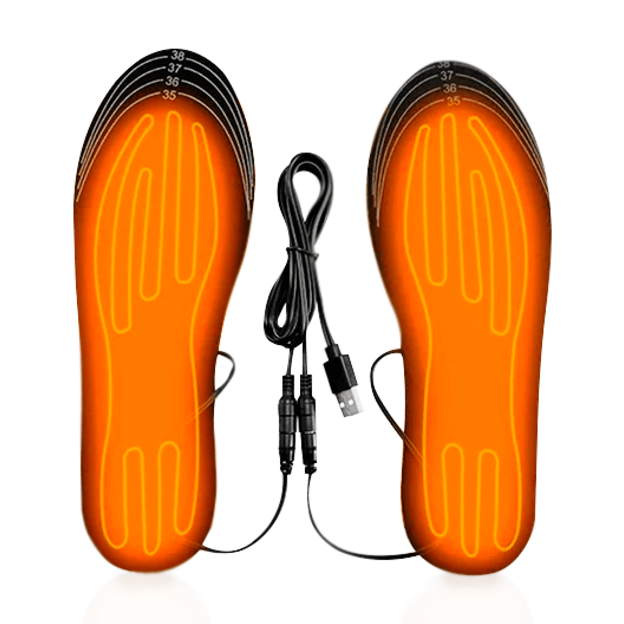 Rechargeable USB Heated Insoles For Work Shoes And Boots