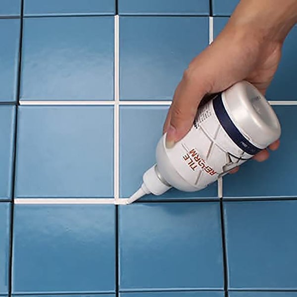 250ml bílý fix na opravu spár na dlaždicích, voděodolný a odolný proti plísním