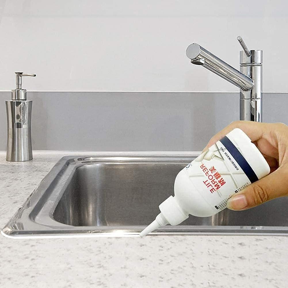 250ml bílý fix na opravu spár na dlaždicích, voděodolný a odolný proti plísním