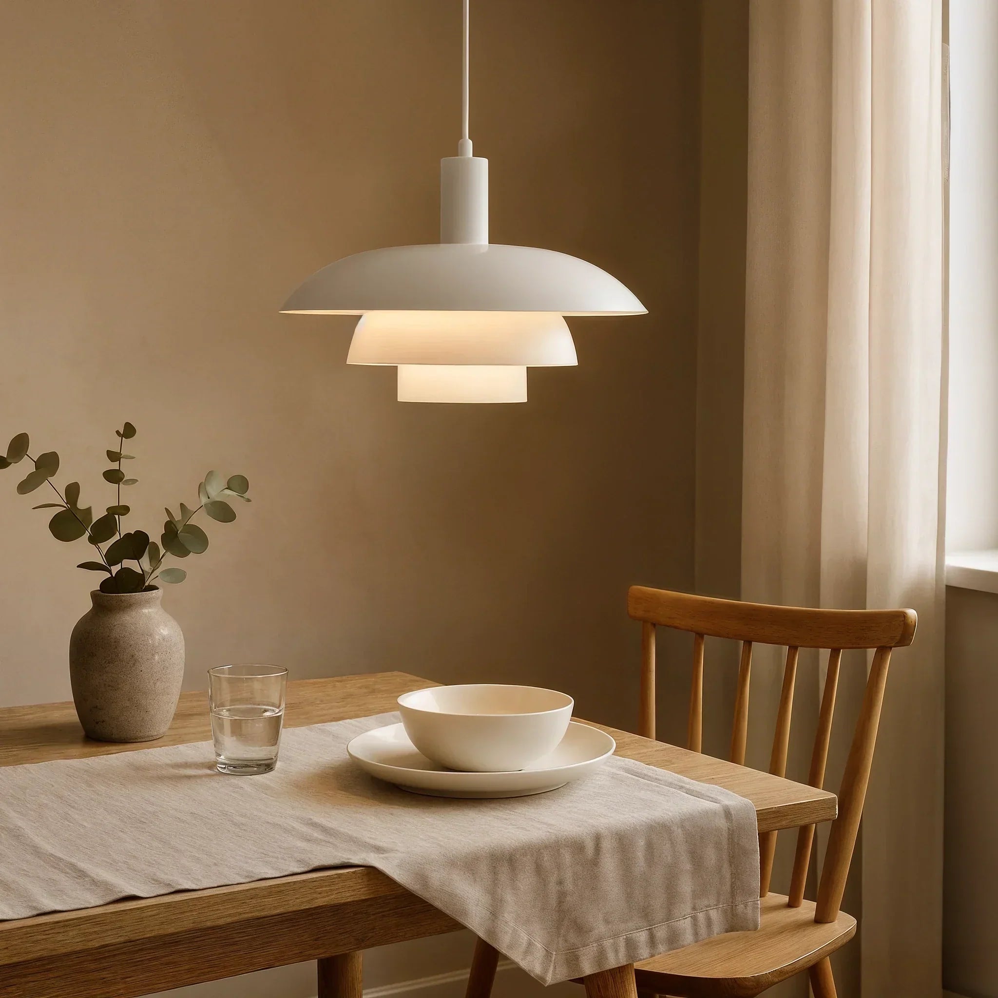 Nordale Danish Minimalist Pendant Light For Indoor Spaces Ideal Over Dining Tables Kitchen Islands And Living Rooms