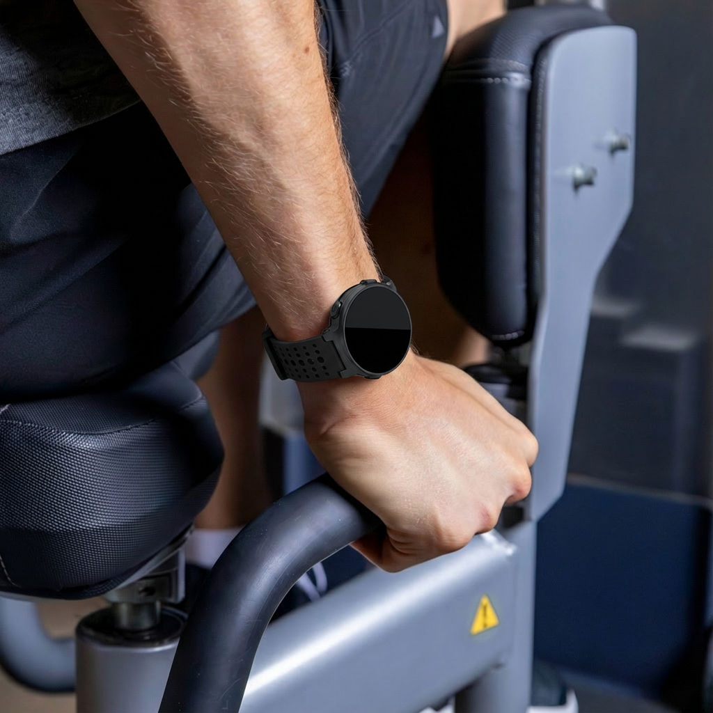 Náhradní černý silikonový řemínek k hodinkám Garmin Forerunner 735xt