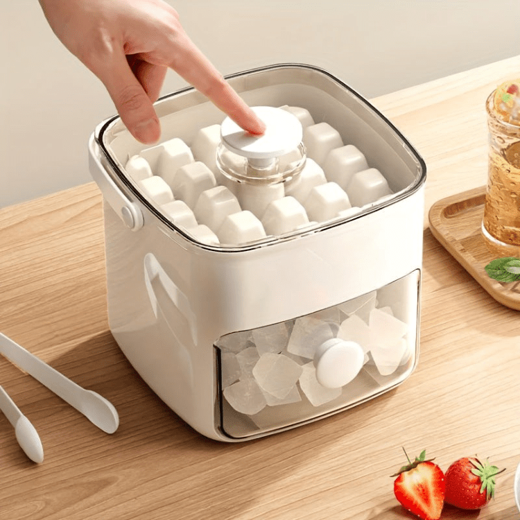 Generador de hielo en cubitos QuikChill — compacto, con conexión eléctrica y para encimera, para enfriamiento instantáneo