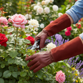 Guantes de jardinería resistentes TerraGuard — Banda elástica en la muñeca, pulgares y dedos con doble costura
