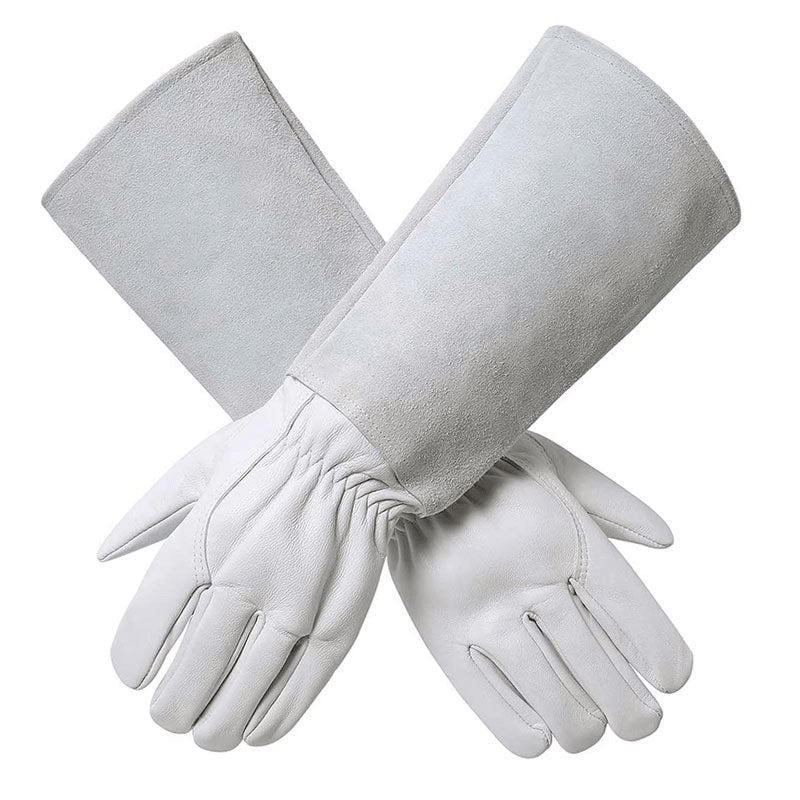 Guantes de jardinería resistentes TerraGuard — Banda elástica en la muñeca, pulgares y dedos con doble costura