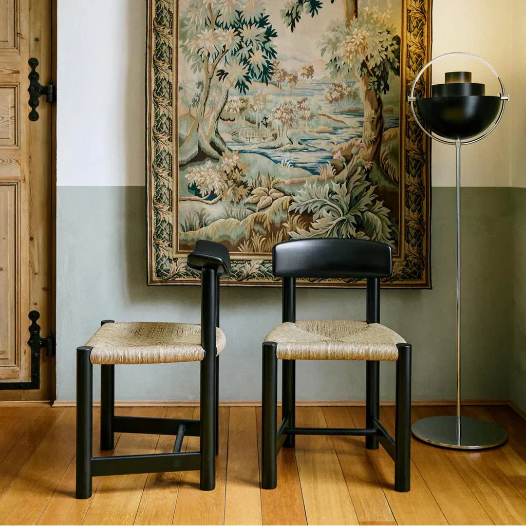 Directional Floor Lamp With Adjustable Shade In Danish Modern Style For Residential Interiors