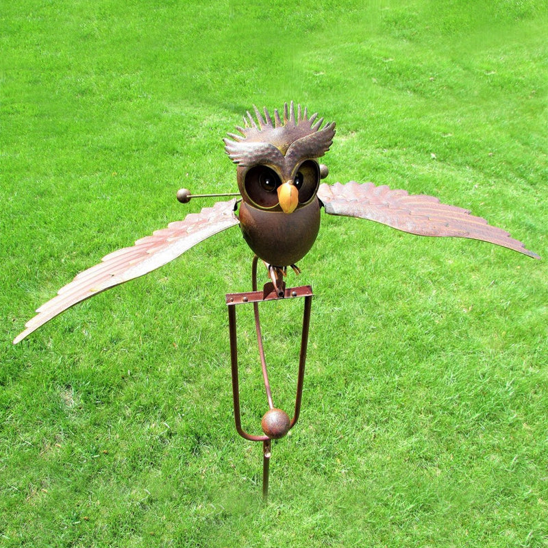Weather Resistant Garden Art Windmill — Elegant Rotating Motion Ornament