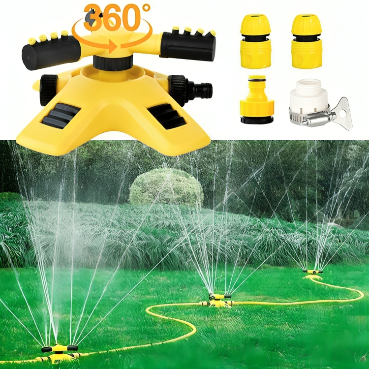 Zavlažovač trávníku Garden Essentials s rozstřikovačem 360 stupňů — nastavitelné trysky