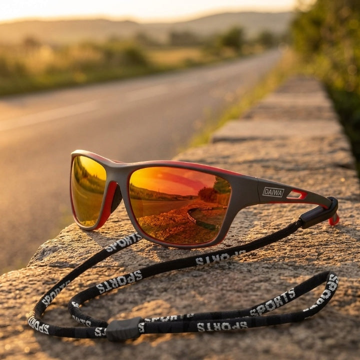 Pack de 2 óculos de sol desportivos polarizados — proteção UV400 para corrida, ciclismo e caminhadas