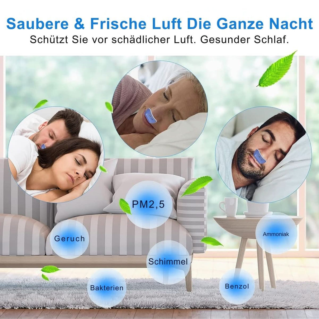 LuminaSleep Compact Nose Breathing Aid — bezmaskowe urządzenie do oddychania przez nos z nawiewem
