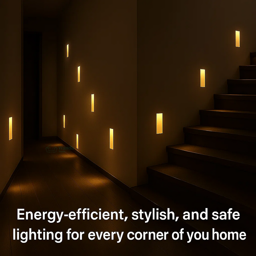 NovaLume Recessed LED Wall Sconces With Motion Sensor For Energy-Efficient Hallway Lighting