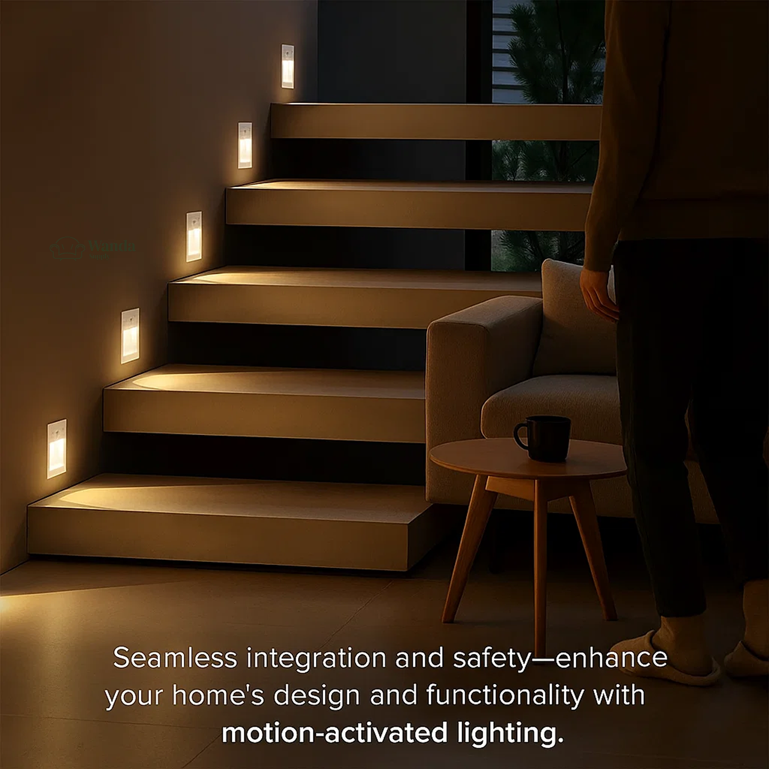 NovaLume Recessed LED Wall Sconces With Motion Sensor For Energy-Efficient Hallway Lighting